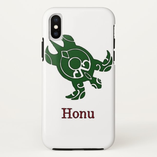 Grüne Meeresschildkröte auf Weiß Case-Mate iPhone Hülle (Rückseite)