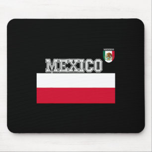 Grüne mexikanische Fußballtrikot-Flagge-Fußball-Ki Mousepad