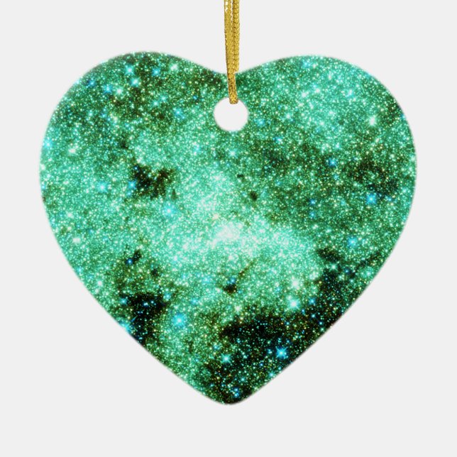 Grüne Milchstraße Keramikornament (Vorne)