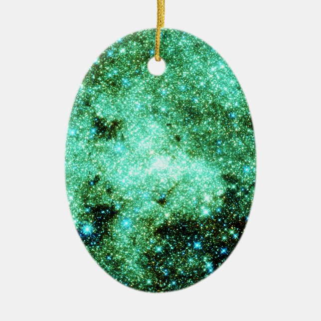 Grüne Milchstraße Keramikornament (Vorne)