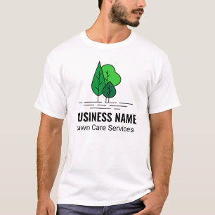 Grüne Minimalistische Baumlandschaftsarchitektur R T-Shirt