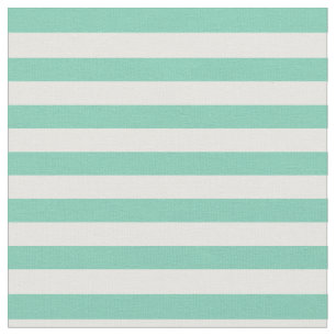 Grüne Minze u. Weiß Striped Stoff