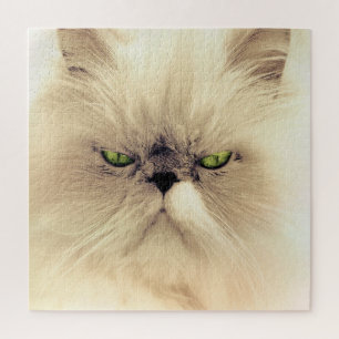 Grüne Mit Augen Perserkatze Puzzle
