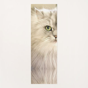 Grüne Mit Augen Perserkatze Yogamatte