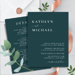 Grüne moderne Typografie in einer einfachen Hochze Einladung<br><div class="desc">Grüne moderne Typografie in einer Minimalistischen Einladungskarte für Hochzeiten. Feiern Sie Ihren besonderen Tag mit dieser eleganten und wunderschönen Einladungskarte für Ihre Hochzeit, um Ihren besondere Anlass zu verschönern. Alle Texte sind so vorbereitet, dass Sie sie einfach und schnell mit Ihren eigenen Details personalisieren können. Wenn Sie weitere Anpassungen oder...</div>