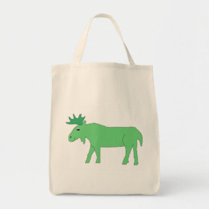 Grüne Moose Tragetasche