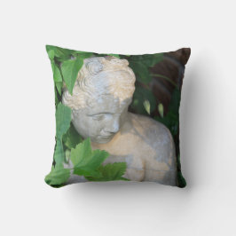 Grüne Motivierend Steingarten Skulptur Natur Kissen