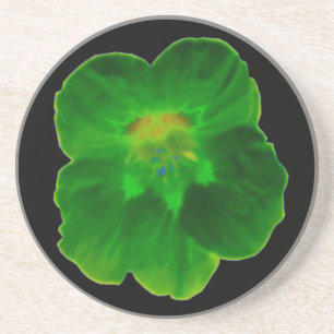 Grüne Nasturtium-Untersetzer Getränkeuntersetzer