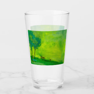 Grüne Natur Glas Cup
