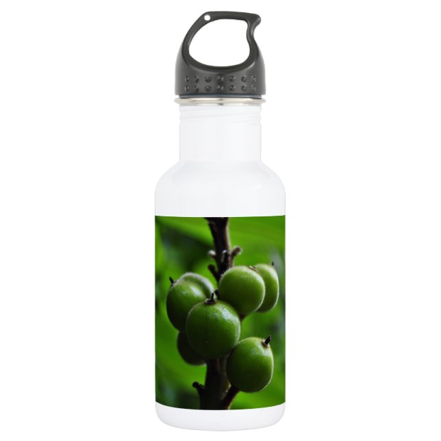 Grüne Natur Trinkflasche (Vorderseite)