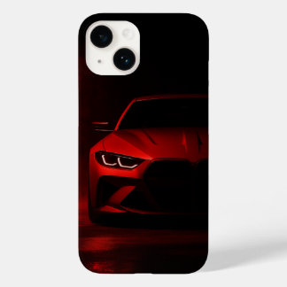 Grüne Neon-Power: Luxus-Sportwagen im leuchtenden Case-Mate iPhone 14 Hülle