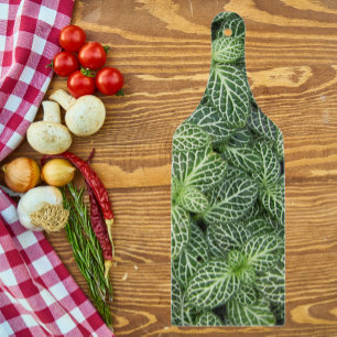 Grüne Nerven Pflanze Blätter Blütenblüte Schneidebrett