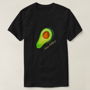 Grüne niedliche Kunst für Avocado T-Shirt