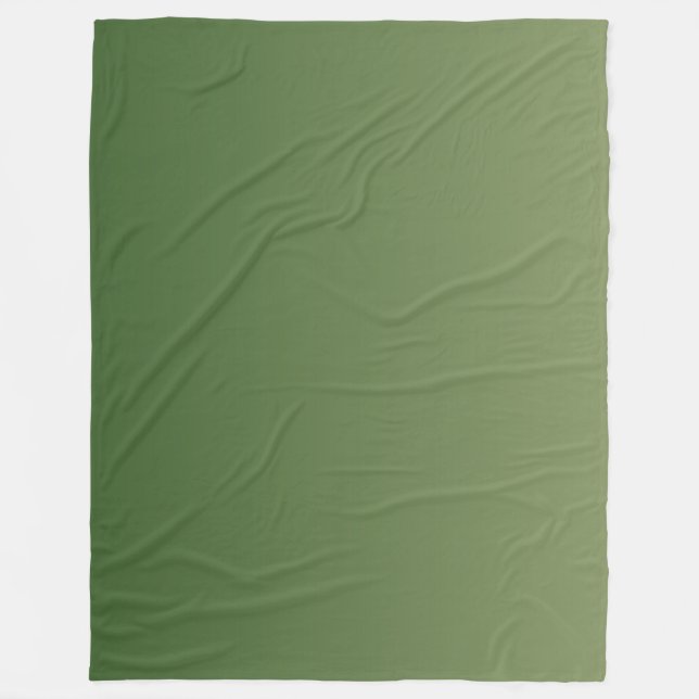 Grüne Obre Fleecedecke (Vorderseite)