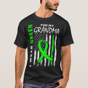 Grüne Oma Nierenerkrankung Zerebral Palsy Awaren T-Shirt