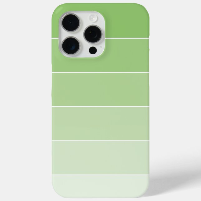 Grüne Ombré Streifen Case-Mate iPhone Hülle (Rückseite)