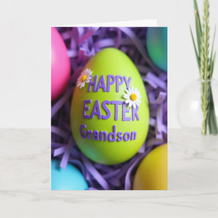 Grüne Ostern-Enkelkarte Karte