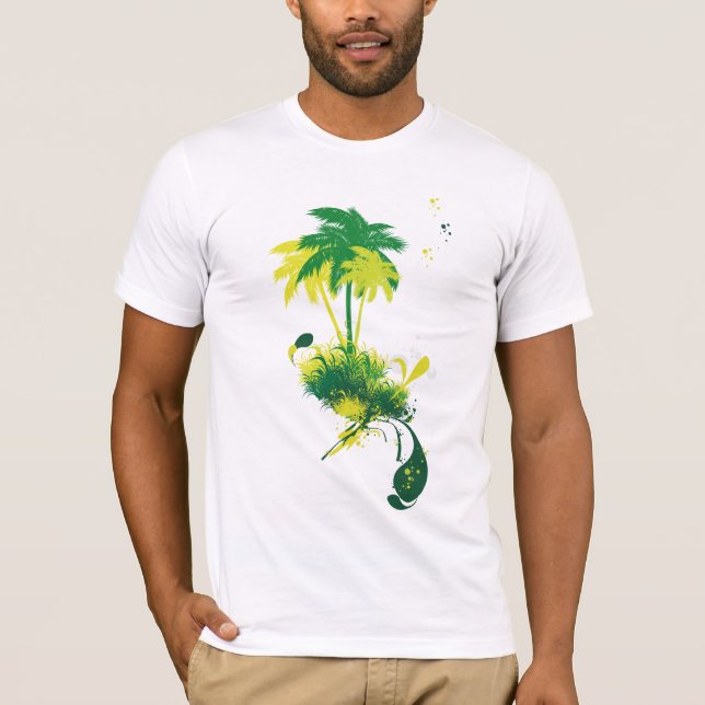 Grüne Palme T-Shirt (Vorderseite)