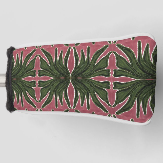 Grüne Palmen  Golf Headcover (Vorderseite)