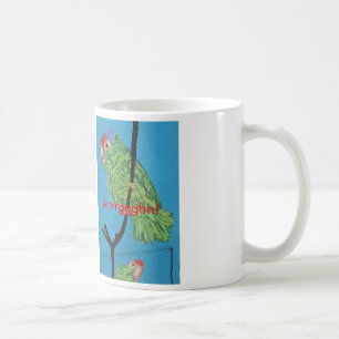 grüne Papageien-Tasse Tasse