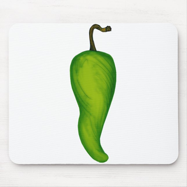 Grüne Pepper Mousepad (Vorne)
