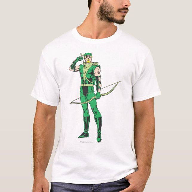 Grüne Pfeil mit Ziel T-Shirt (Vorderseite)