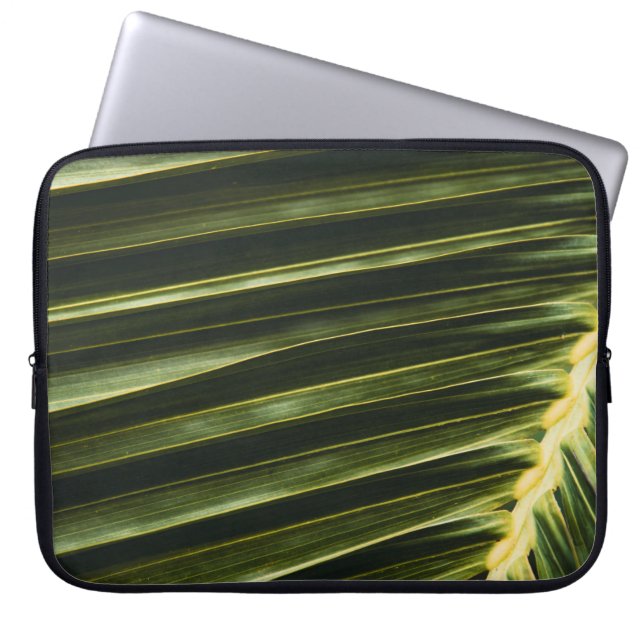 Grüne Pflanze Laptopschutzhülle (Vorderseite)