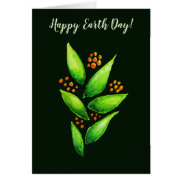 Grüne Pflanze Orange Berries Earth Day