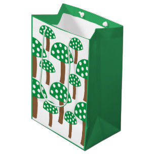 Grüne Pilze Mittlere Geschenktüte