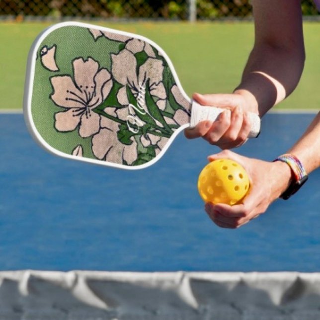 Grüne Pink Blossom  Pickleball Schläger (Serve up fun with this pickleball racket—perfect for active moms this Mother’s Day.
)