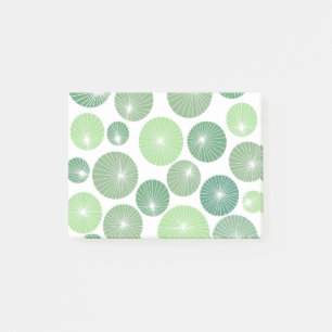 Grüne Pinwheels der 50er Jahre Post-it Klebezettel