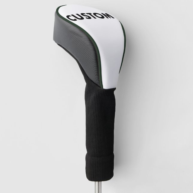 GRÜNE Piping Custom Golf Driver Kopfabdeckung Blan Headcover (angewinkelt)