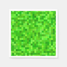 Grüne Pixels Geburtstagsparty
