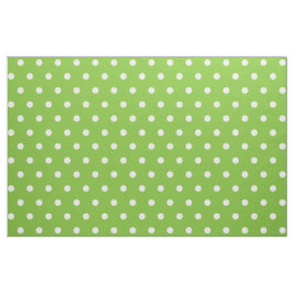 Grüne Polka Dots Kunstkunst Nähwerk Stoff