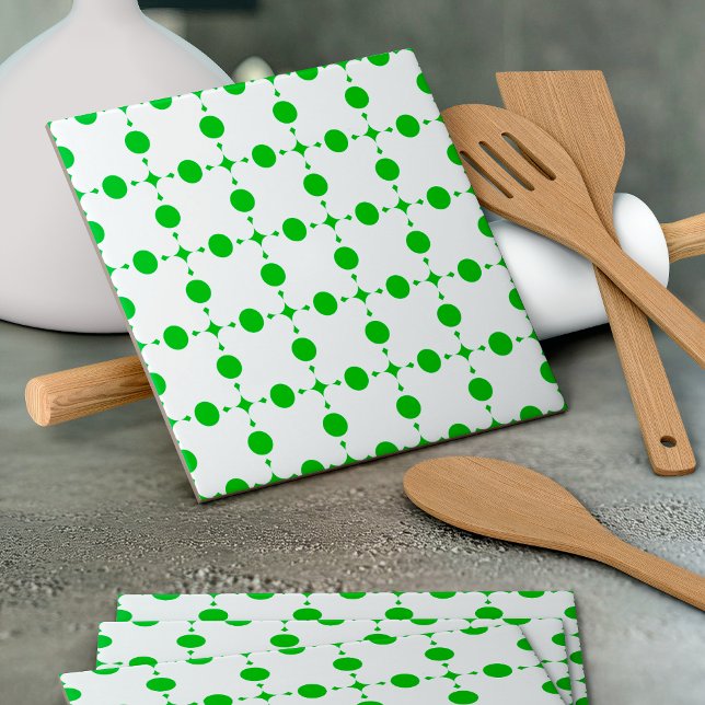Grüne Polka-Punkte, Polka-Dot-Muster, Punkte, gepu Fliese (Von Creator hochgeladen)