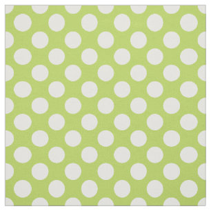 Grüne Polka-Punkte, Polka-Dot-Muster, Punkte, gepu Stoff