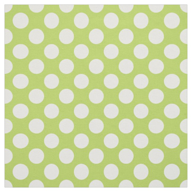 Grüne Polka-Punkte, Polka-Dot-Muster, Punkte, gepu Stoff (Muster)