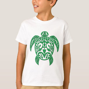 Grüne polynesische Meeresschildkröte T-Shirt