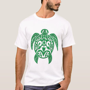 Grüne polynesische Meeresschildkröte T-Shirt