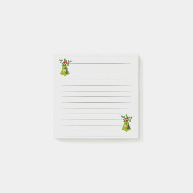 Grüne Post-it-Notizzettel von Bell Post-it Klebezettel (Vorderseite)
