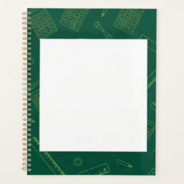 Grüne Präsentation Planer