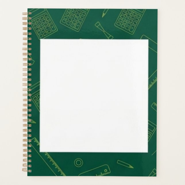 Grüne Präsentation Planer (Vorderseite)