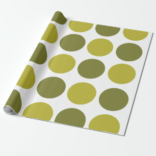 Grüne Punkte Baby Shower Geburtstag Geschenkpapier
