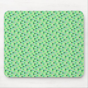Grüne Punkte Mousepad