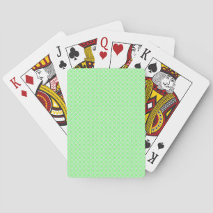 Grüne Punkte Muster Spielkarten