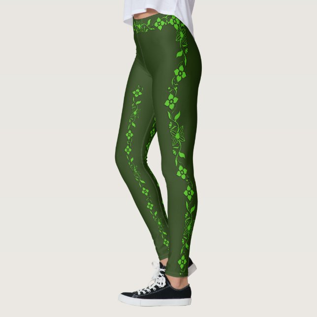GRÜNE REBE LEGGINGS (Links)
