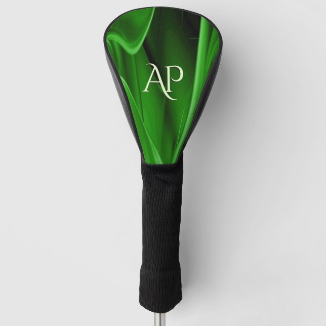 Grüne Reise Mit Monogramm Golf Headcover (Vorderseite)
