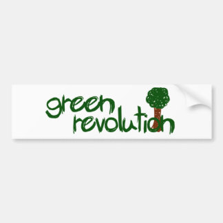 Grüne Revolution Autoaufkleber