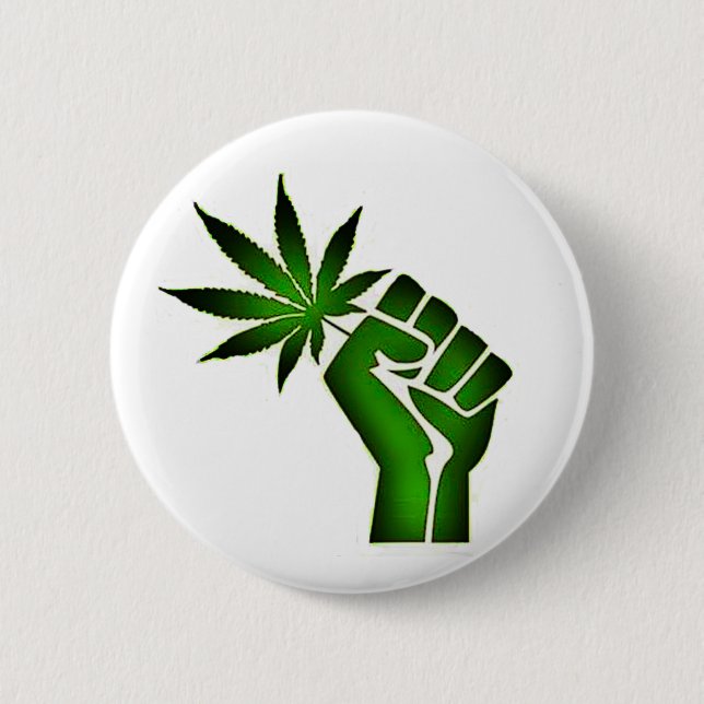 Grüne Revolution Knopf Button (Vorderseite)