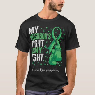 Grüne Ribbon Nachbarschaft traumatisches Gehirnver T-Shirt